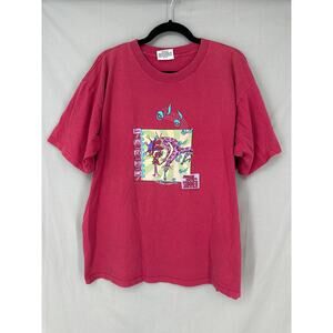 Vintage Milwaukee Summerfest Shirt Mens XL Red 1994 Jeff Buckley Janet Jackson